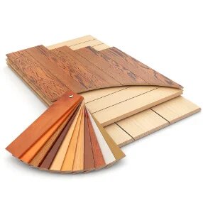 Laminate floor with strips